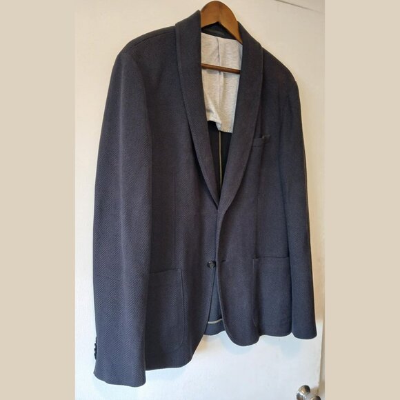 ZZEGNA - Casual shawl collar cotton jacket - Sz 50 - Picture 2 of 12